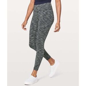 Lululemon Wunder Under Hi-Rise 7/8 Leggings 25" Wee Are From Space Black 2